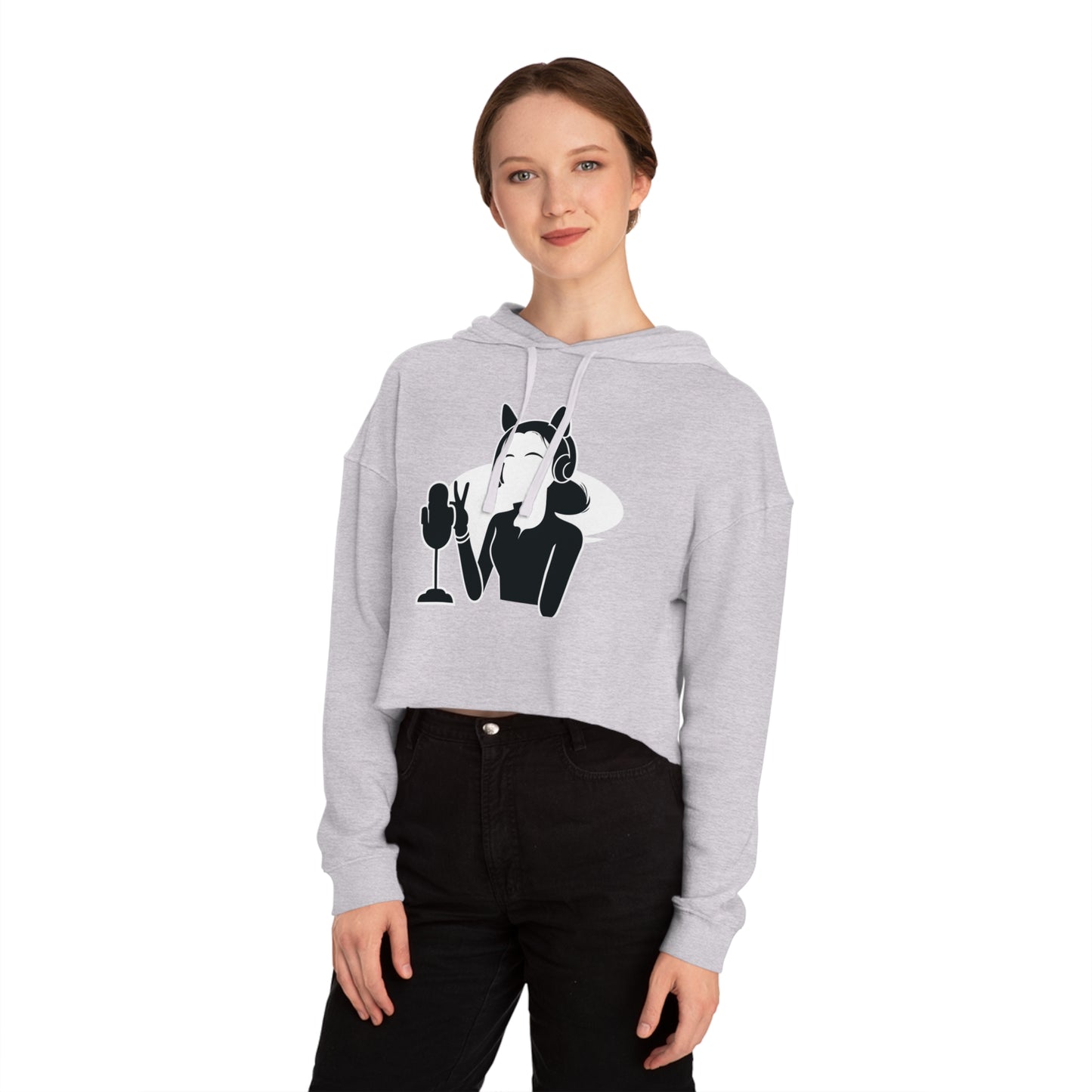 Stay Clawsome Cropped Hoodie - Lightweight