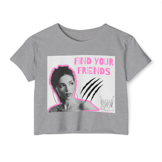 Find your Friends crop top