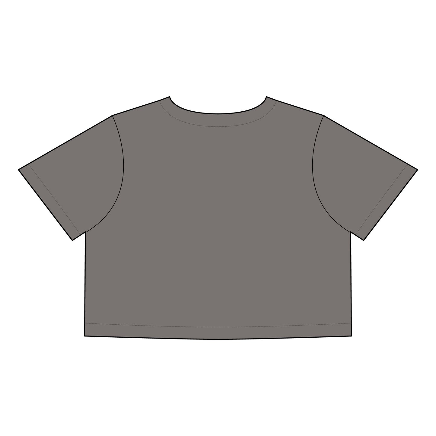 Oversized Crop Tee for Your Wild Side