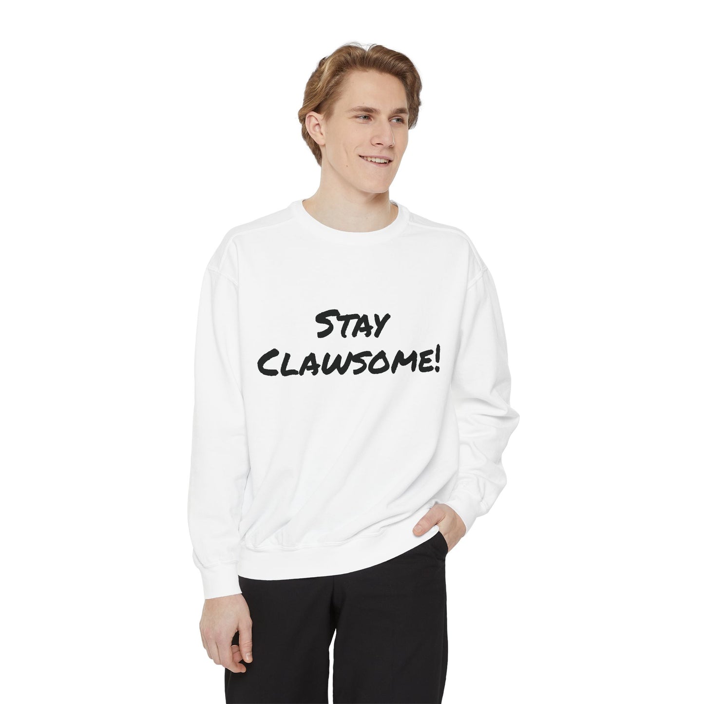 Stay Clawsome! Cozy Unisex Sweatshirt