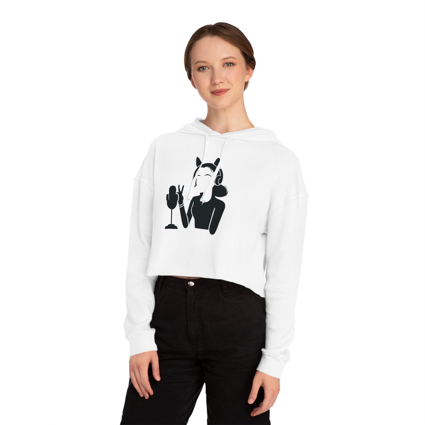 Stay Clawsome Cropped Hoodie
