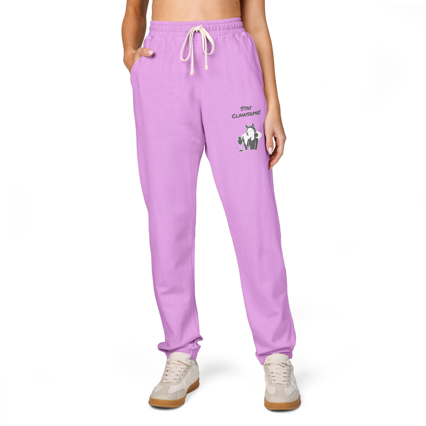 Stay CLAWsome Cozy Fleece Sweatpants