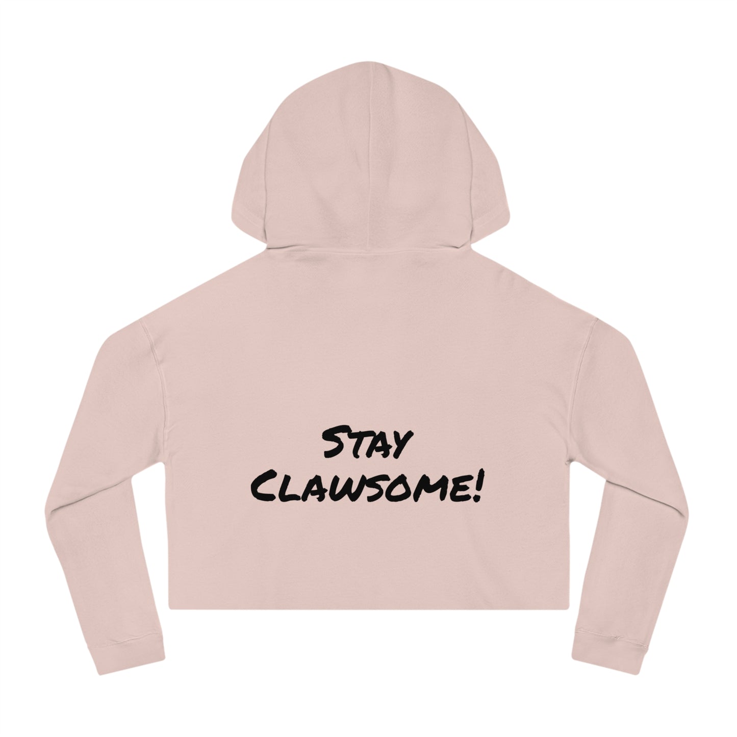 Stay Clawsome Cropped Hoodie