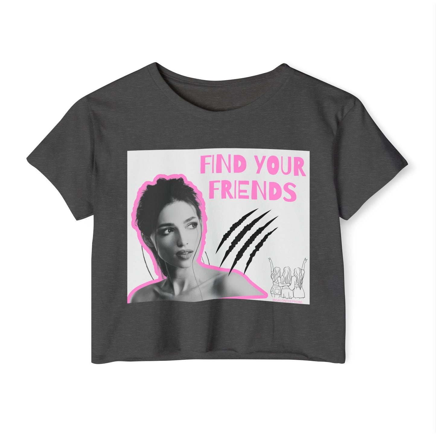 Find your Friends crop top