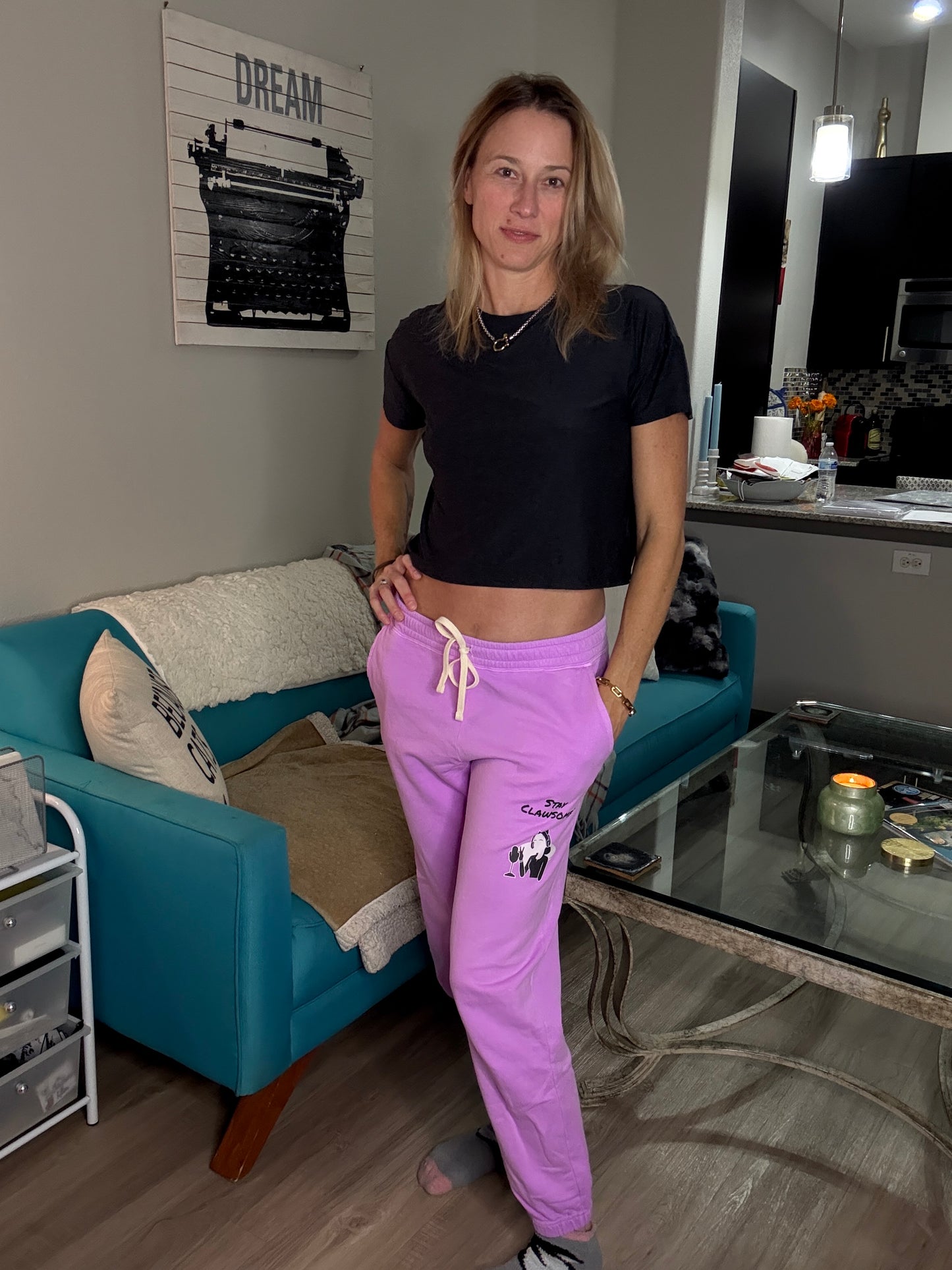 Stay CLAWsome Cozy Fleece Sweatpants