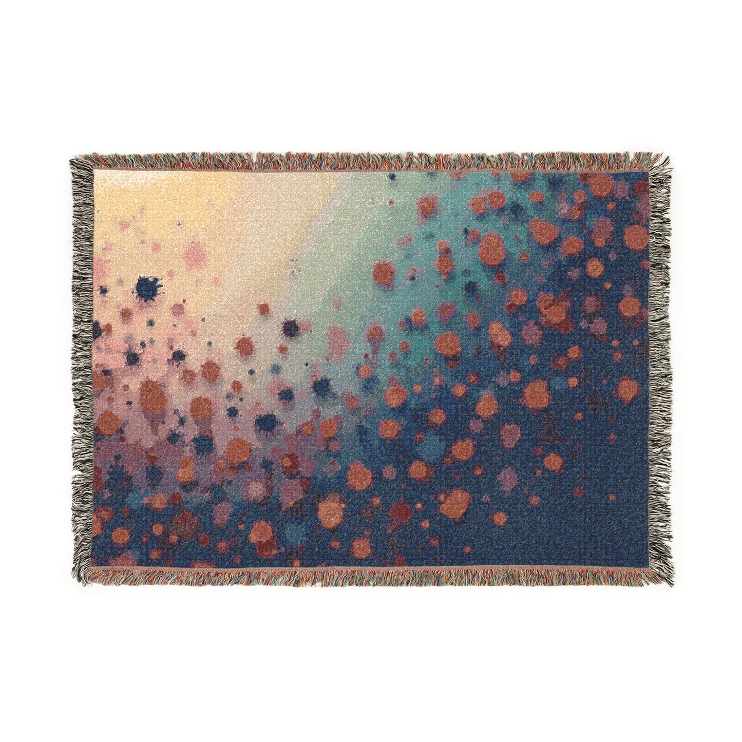 Colorful “Purr-fectly Woven” Blanket