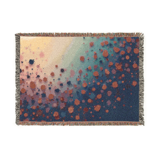 Colorful “Purr-fectly Woven” Blanket