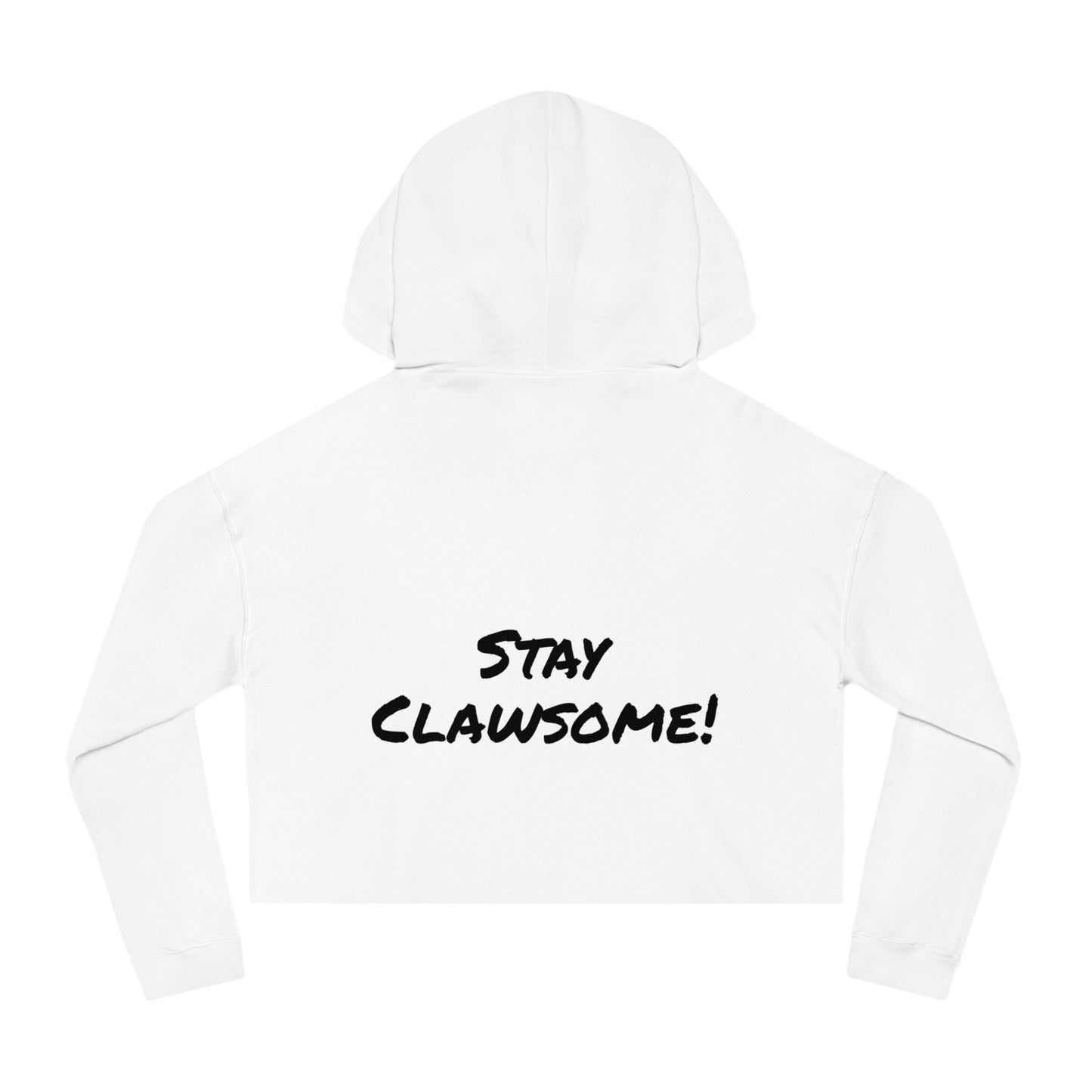 Stay Clawsome Cropped Hoodie