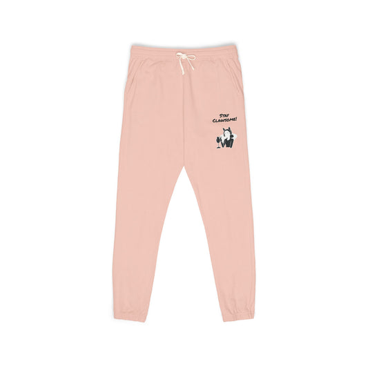 Stay CLAWsome Cozy Fleece Sweatpants