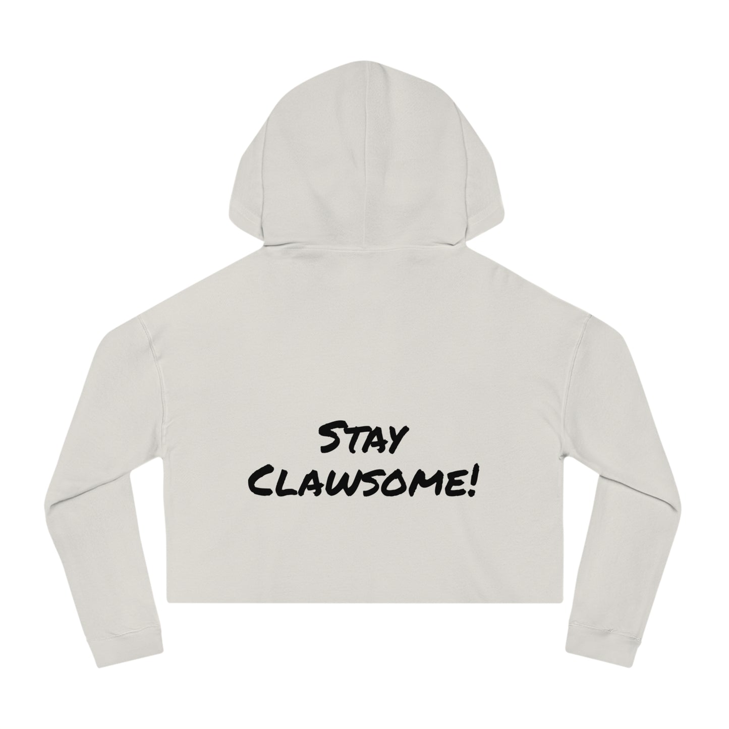 Stay Clawsome Cropped Hoodie